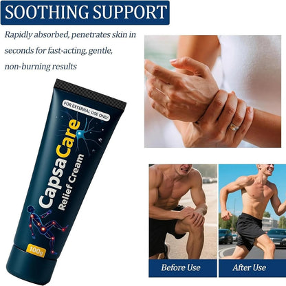 CapsaCare Relief Cream — Buy 1 Get 1 FREE | 50% Off Today Only