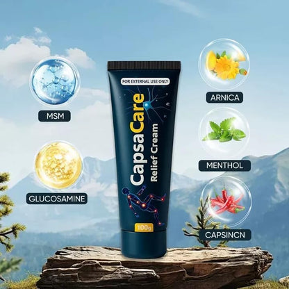 CapsaCare Relief Cream — Buy 1 Get 1 FREE | 50% Off Today Only