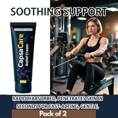 CapsaCare Relief Cream — Buy 1 Get 1 FREE | 50% Off Today Only