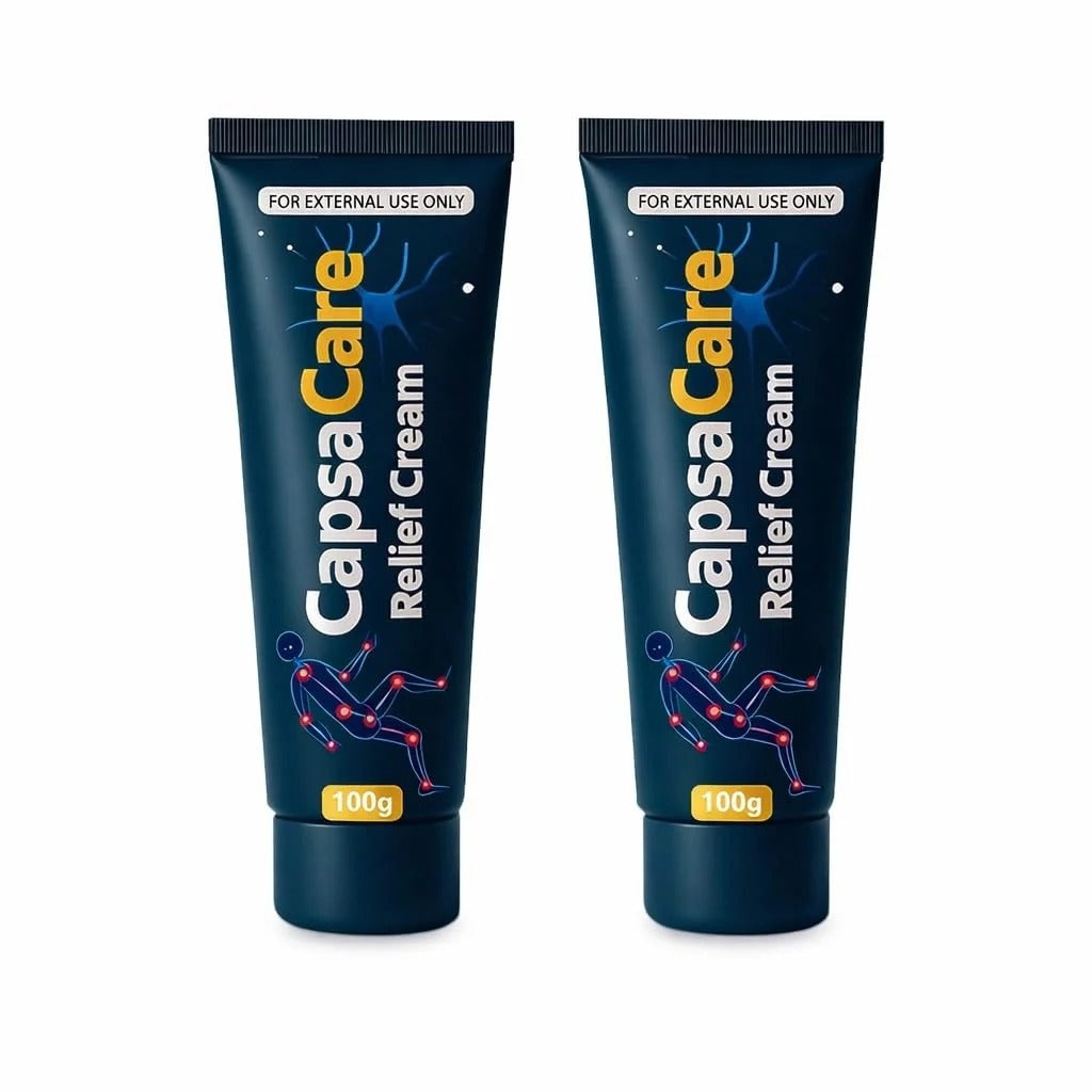 CapsaCare Relief Cream — Buy 1 Get 1 FREE | 50% Off Today Only